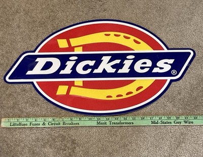 Dickies metal store display sign 23'' x 13'' VGC collectible