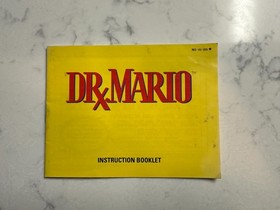 Dr. Mario Nintendo NES 1990 Instruction Booklet Manual Only NES-VU-USA ⭐️