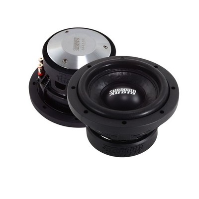 6.5'' 200 Watts RMS Dual 2-Ohm Voice Coil Car Audio Subwoofer Pair Sundown Audio