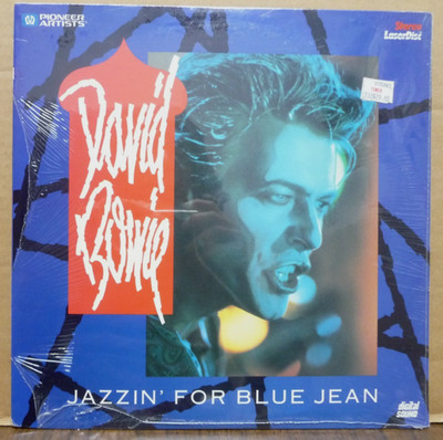 DAVID BOWIE Jazzin' for Blue Jean LASERDISC LD Music Videos BRAND NEW & SEALED