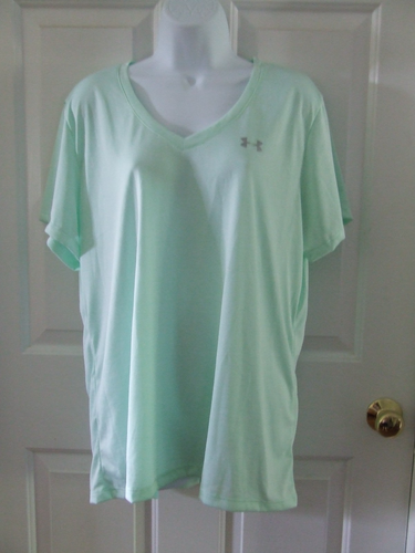 Under Armour Women’s HeatGear Top 2XL Mint Green NWT