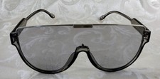 Oversized Shield Sunglasses Gray Smoke Lens Y2K