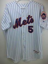 Authentic David Wright New York Mets Jersey 5 by Majestic VG Condition Size 48