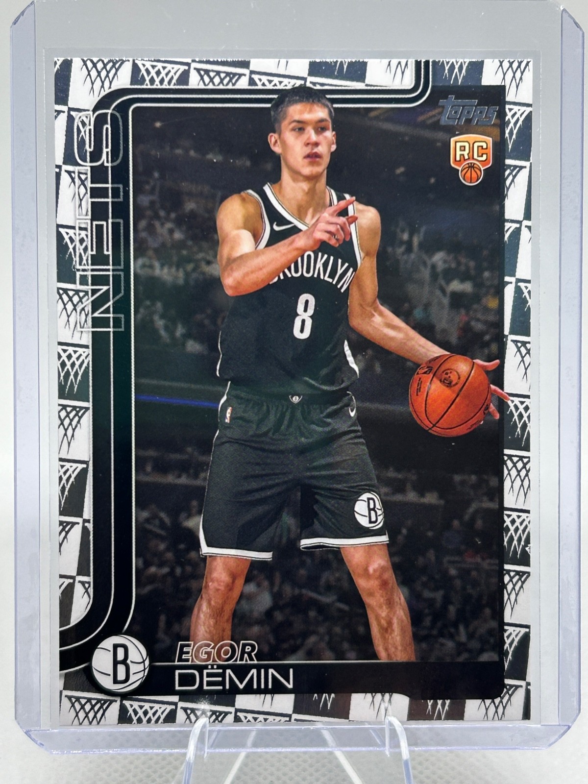 2025-26 Topps Egor Demin Season Tip Off RC #208 Nets 90C
