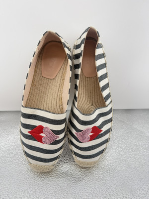 KATE SPADE Gimlet Heart Lips espadrilles 8, narrow ,  US Flats