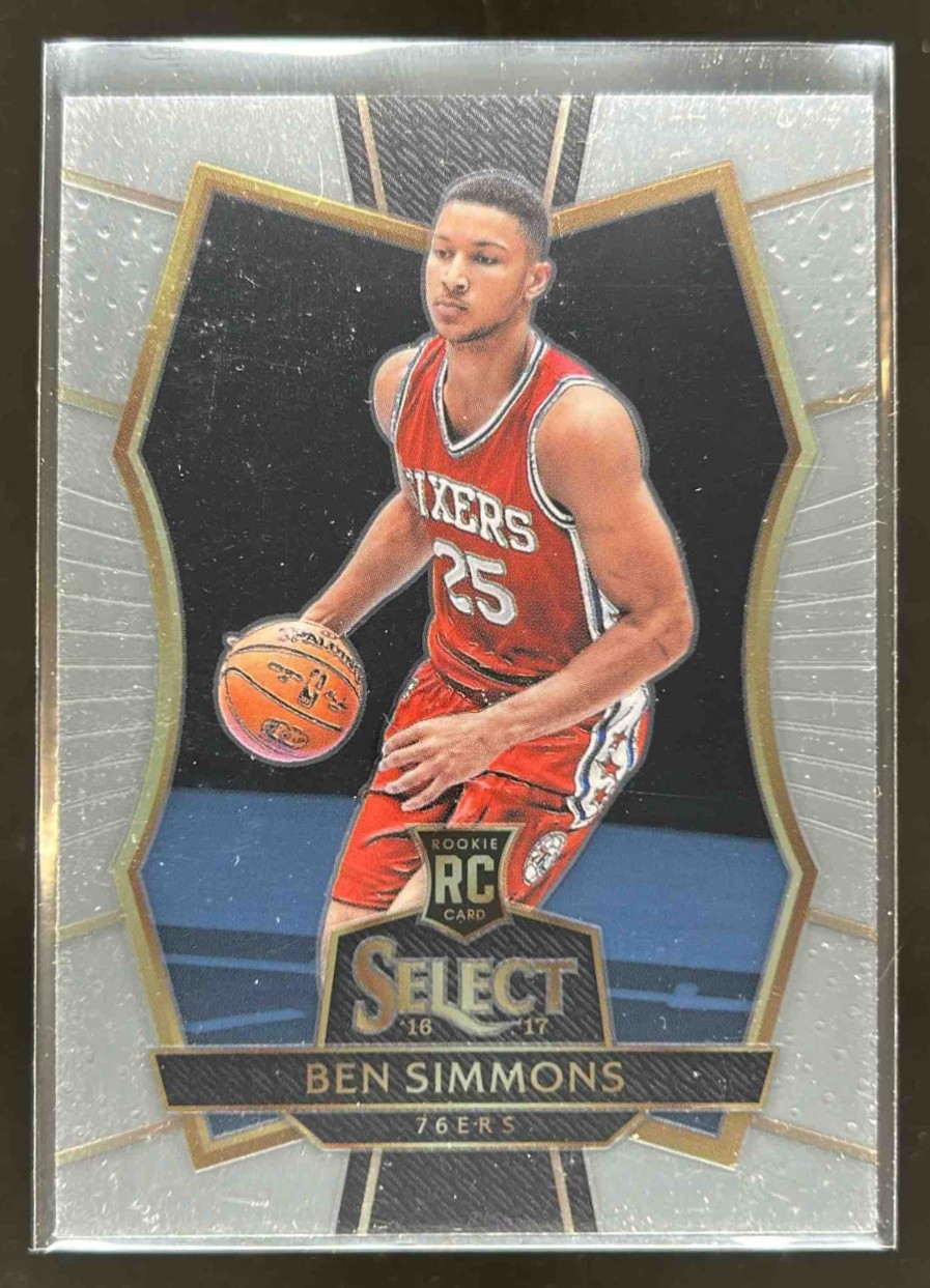 2016-17 PANINI BASKETBALL SELECT BEN SIMMONS #141 RC PREMIER PHILADELPHIA 76ERS
