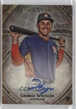 2014 Topps Five Star Auto /499 George Springer #FSA-GSP Auto 0s3