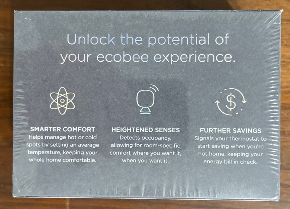 Ecobee SmartSensor 2 Pack – Room Temperature Motion Sensor - New ...