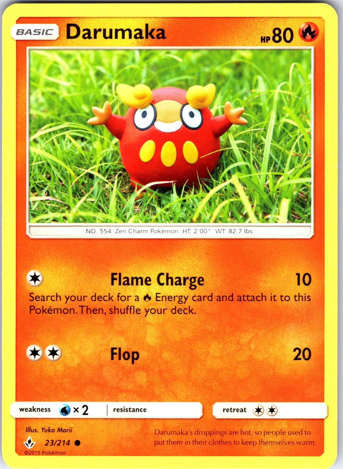 Darumaka 23/214 Common Unbroken Bonds Pokemon Near Mint