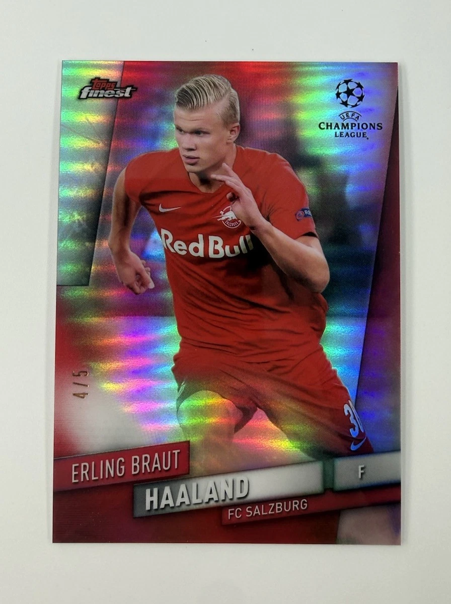 2019-20 Topps Finest UCL Erling Haaland #91 for sale | eBay