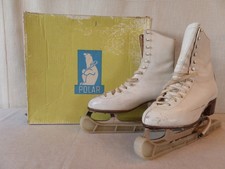 Damen Schlittschuhe Größe 4 von "POLAR", weiß