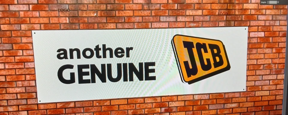 JCB SALES WORK SHOP BANNER SENT TRACKED 1 - Image 1 of 1