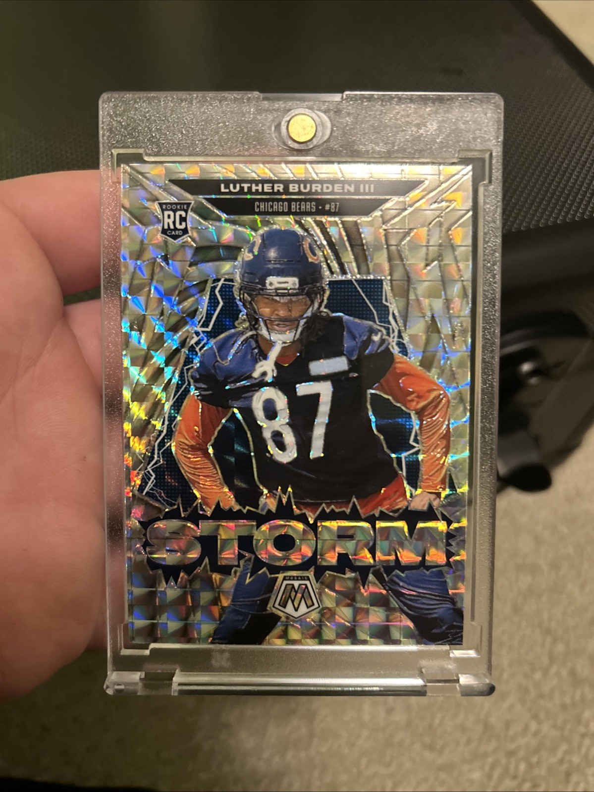 2025 Panini Mosaic Storm Sp Luther Burden Rc Silver