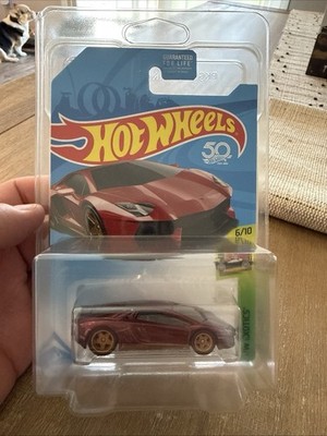 Hot Wheels Aventador Miura Homage Super Treasure Hunt STH 2018 50th Anniversary