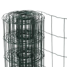 PawHut 10M Chicken Wire Mesh Roll Garden Fencing PVC Coated Steel 4.00 per metre