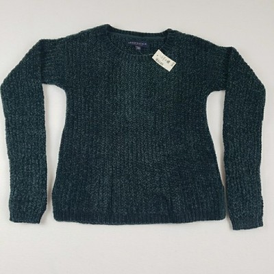 Aéropostale Sea Green Sweater XS Petite  New Lightweight Soft Pullover