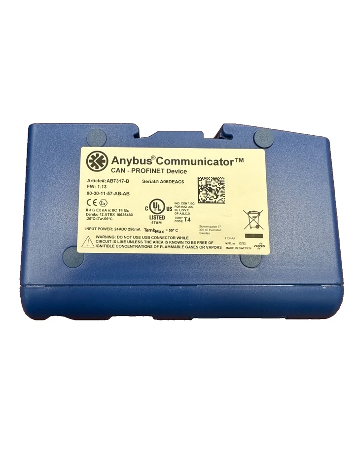 Adattatore d'interfaccia Anybus da D Sub 9 pin a RJ45 AB7317 - Imagen 3 de 4