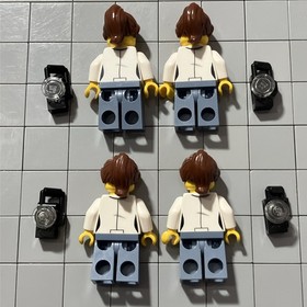 LEGO CITY VOLCANO EXPLORER FEMALE SCIENTIST MINIFIGURE Lot Of 4 60120 H1 2