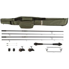 Completo carpfishing Mitchell GT Pro Carp Set canne+mulinelli+rodpod+segnalatori