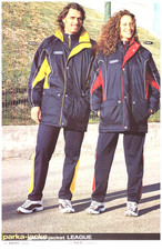 giacca uomo imbottita  Erreà League blu/rosso mis. XL