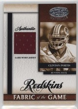 2008 Leaf Certified Materials Fabric of the Game 76/99 Clinton Portis 1u6