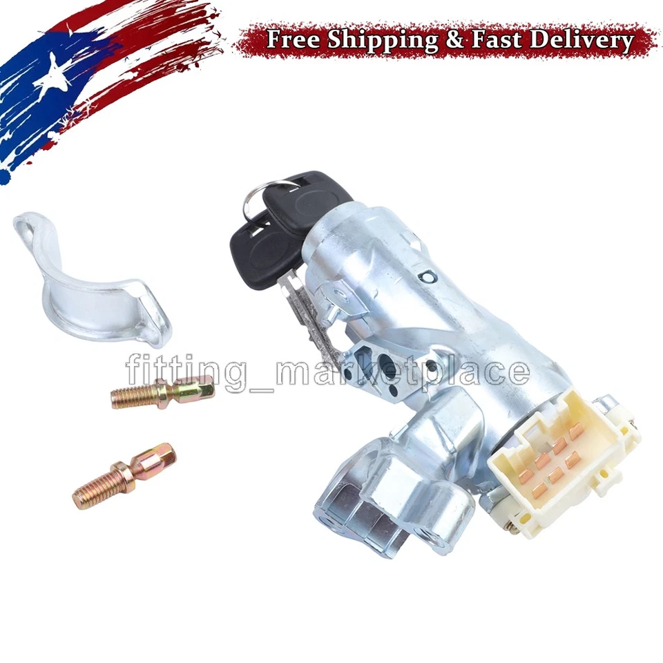 Switch Assembly W/2Key Ignition With Bracket For Toyota RAV4 Corolla 450201211 - Imagem 4 de 4