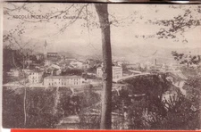 POSTCARD ASCOLI PICENO CITY FP TRAVELLED 1918 VIA CASTELLANA RARE