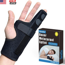 Metacarpal Finger Splint Hand Brace - Pinky Ring Finger Immobilizer for Boxer Fr