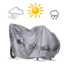 82.6"x43.3" Waterproof Bicycle Cover Outdoor Bike Rain Dustproof UV Protector