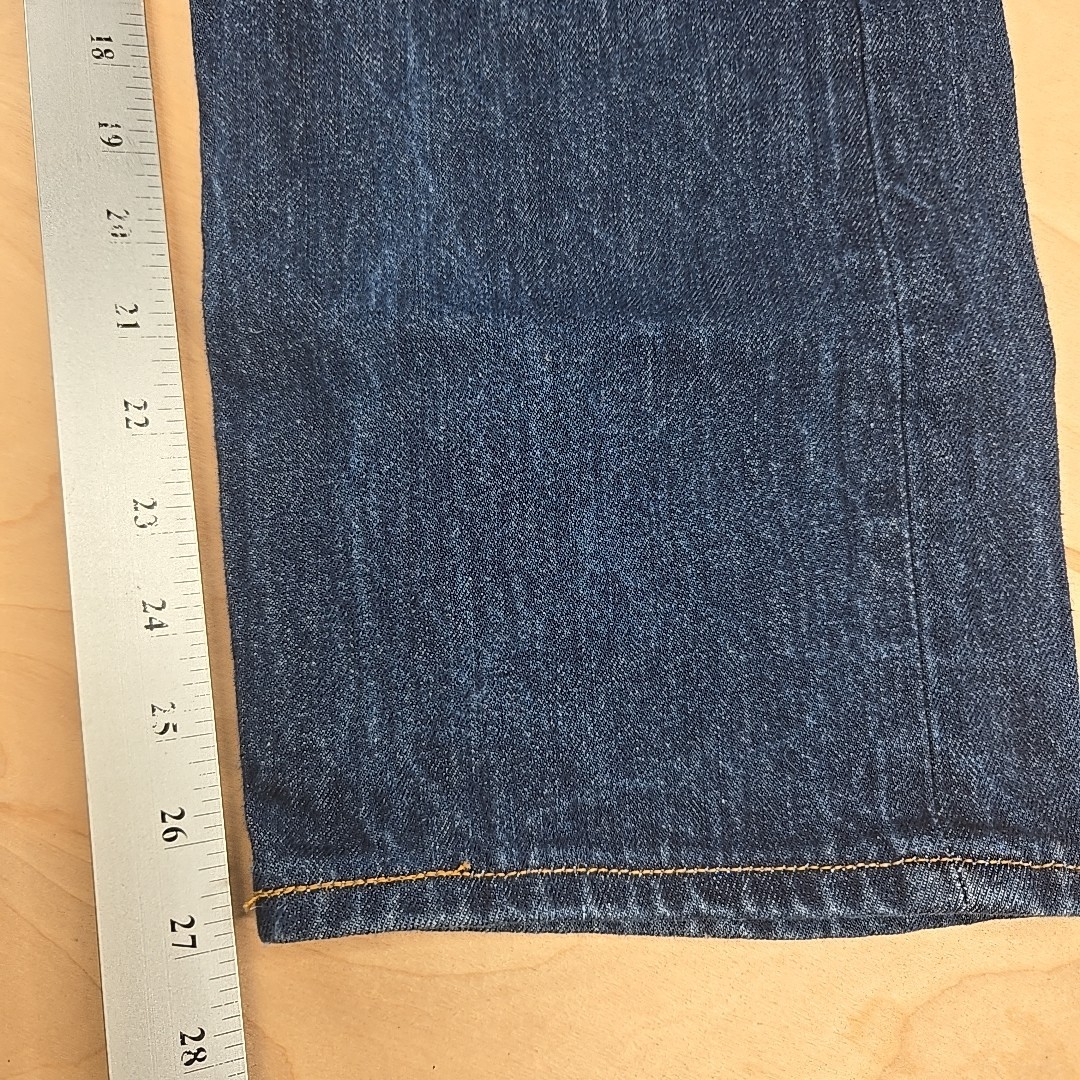 Levi's 501 Men's Blue Jeans Vintage, Button Fly, Straight Leg, 90s, 34 x 30 thumbnail 7