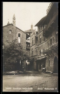 Torino, Esposizione Internazionale 1911, Borgo Medioevale, Ansichtskarte 