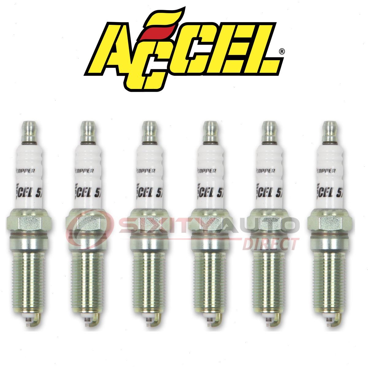 ACCEL 578-6 Spark Plug for Ignition Secondary cc