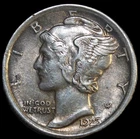 1923 10C Mercury Dime- CHOICE XF / FREE SHIPPINGH- SMH- 226