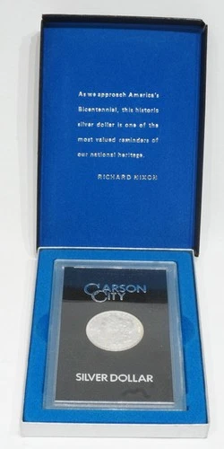 Carson City Silver Dollar Coin Uncirculated Bicentenial Release
