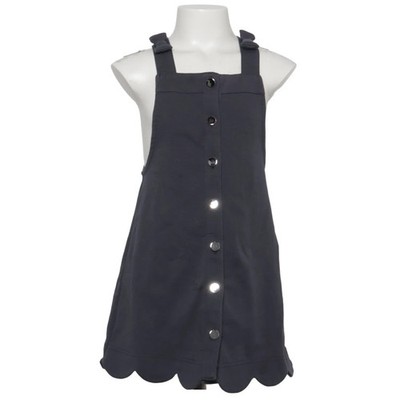 Cynthia Rowley, Latzkleid, Größe: 110, Grau, Baumwolle/Elasthan/Polyester #7tX