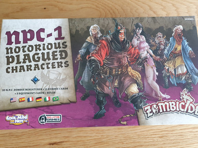 Zombicide Black Plague  NPC-1 Notorious Plagued Characters BOX