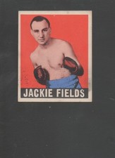 1948 Leaf Boxing Card #18 Jackie Fields Vg Card