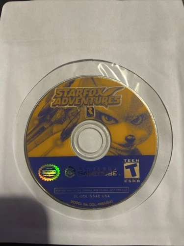 Starfox Adventures (Nintendo GameCube, 2002) Game Disc Only Cleaned Tested