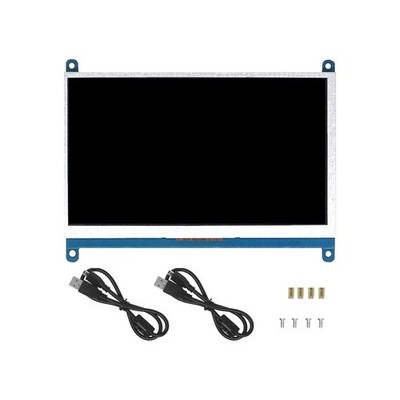 7'' Raspberry Pi 4/3/2/B/B+/A+ Monitor 1024X600 IPS 5-Punkte Touchscreen HDMI