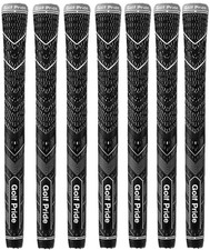Golf Pride MCC Teams Plus4 Grips - Black  Gray Standard - Set of 7