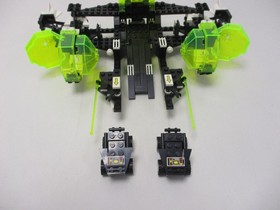 (AH 3) Lego Space Blacktron 6981 Aerial Intruder Original Box & Ba