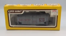 Life-Like 8513 Burlington Covered Cement Hopper Vintage Model Train Car HO Scale