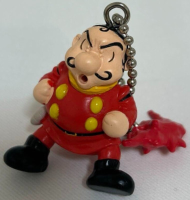 Japanese anime Cyborg 009 00 swing mini figure keychain Chang Changku