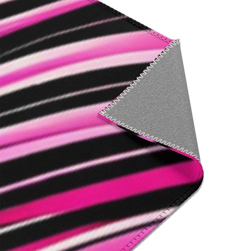 Area Rugs_Rectangular_3 Size_100% Polyester Chenille_Pink&Black Zebra - Picture 3 of 10