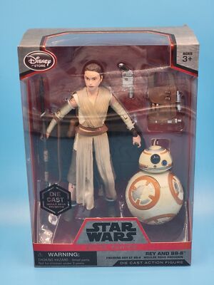 Star Wars Die Cast Rey And BB-8 Action Figure Elite Series Disney