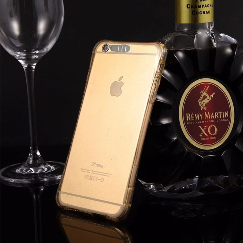 Handy Hülle LED Licht bei Anruf für Handy Apple iPhone XS Gold Case Bumper Cover - Bild 2 von 3