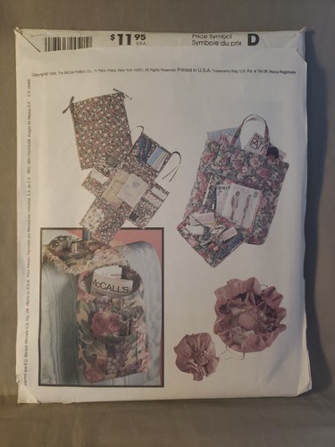 M2452 McCall's Patrón Artesanía Costura Organizador Bolso Viaje Prendedor Caja Estuche Bolsas - Imagen 2 de 2