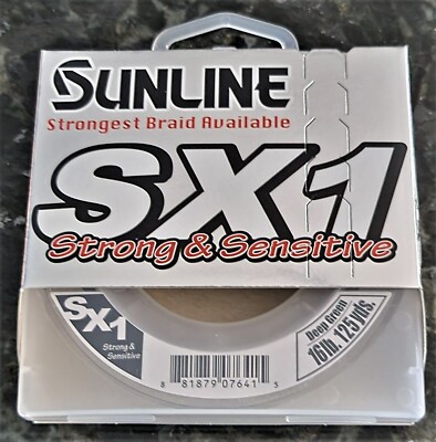 Sunline Braid SX1 Deep Green 125 Yard Spool Pick Any Pound Test Fishing Line