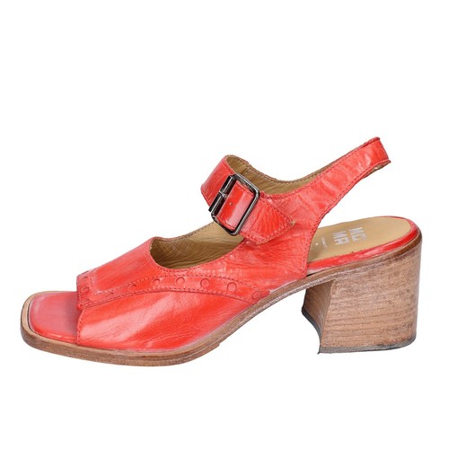 Chaussures Femme MOMA 4 (EU 37) Sandales Cuir Rouge EX450-37 - Photo 5 sur 5