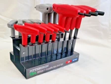 18 Pc SAE & Metric T Handle Allen Wrench Ball End Hex Key Set